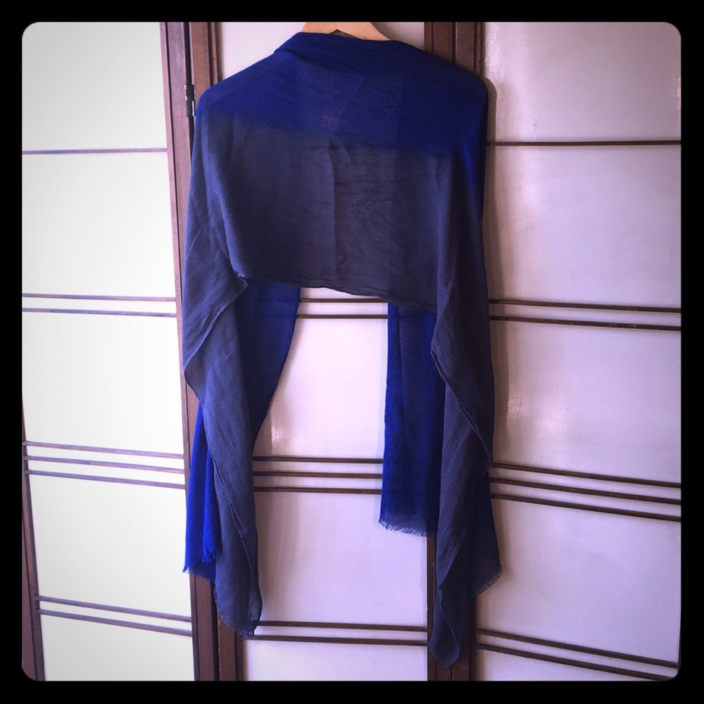 Gorgeous Blue and Grey Scarf